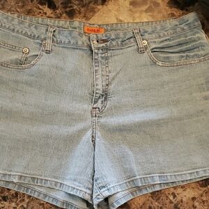 Zana Di Light Blue Denim Women's Shorts